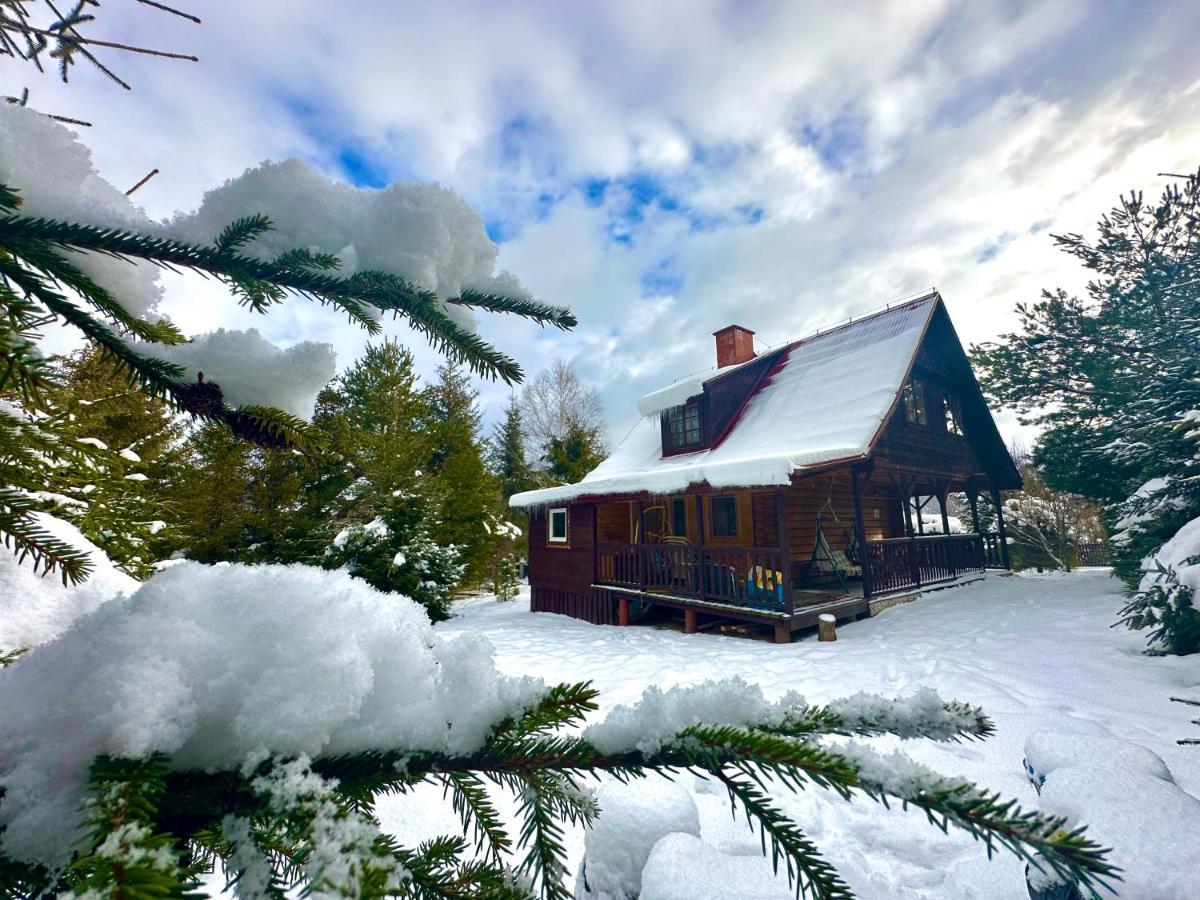 Urocza Chata Z Sauna W Bieszczadzkim Parku Krajobrazowym Bukowiec (Podkarpackie) Exterior foto