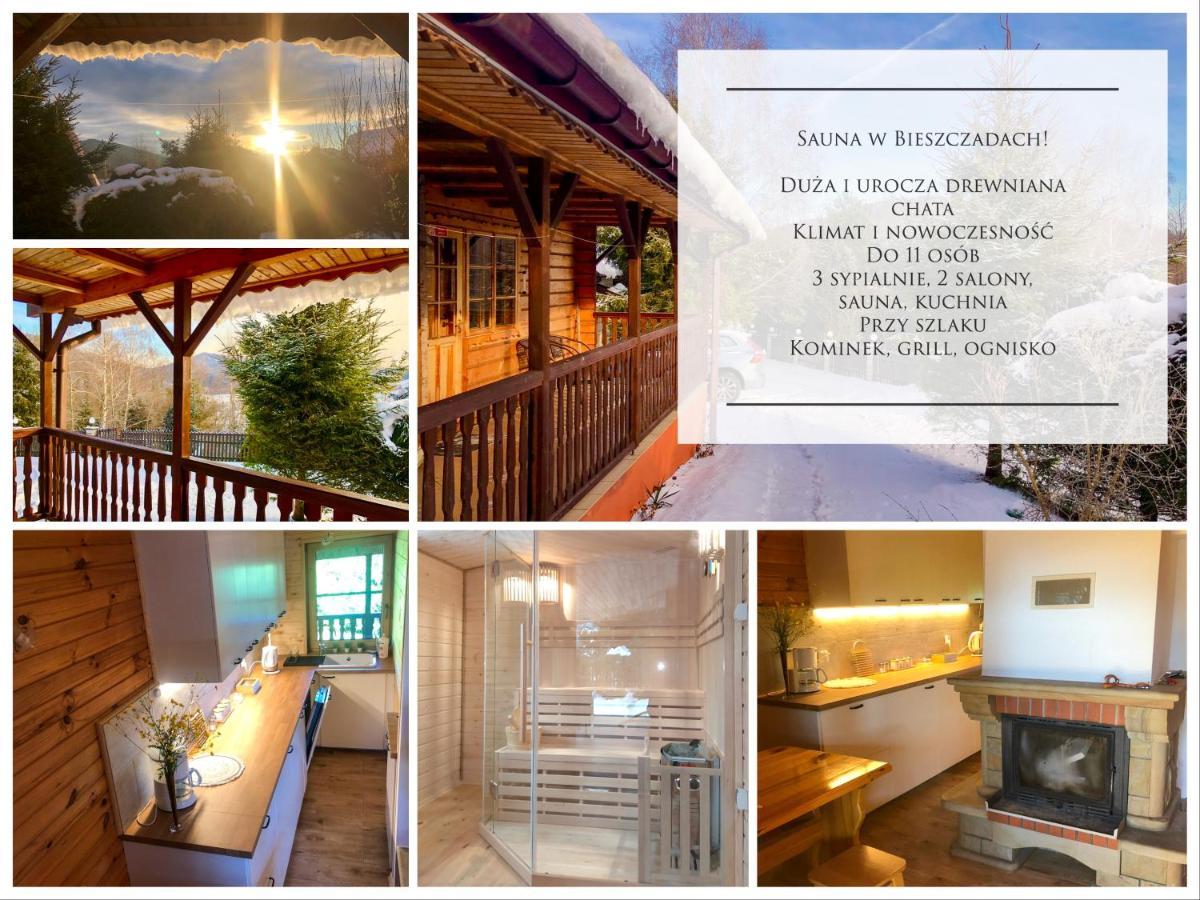 Urocza Chata Z Sauna W Bieszczadzkim Parku Krajobrazowym Bukowiec (Podkarpackie) Exterior foto