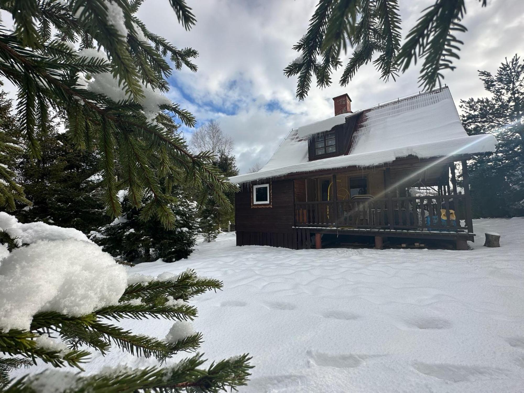Urocza Chata Z Sauna W Bieszczadzkim Parku Krajobrazowym Bukowiec (Podkarpackie) Exterior foto